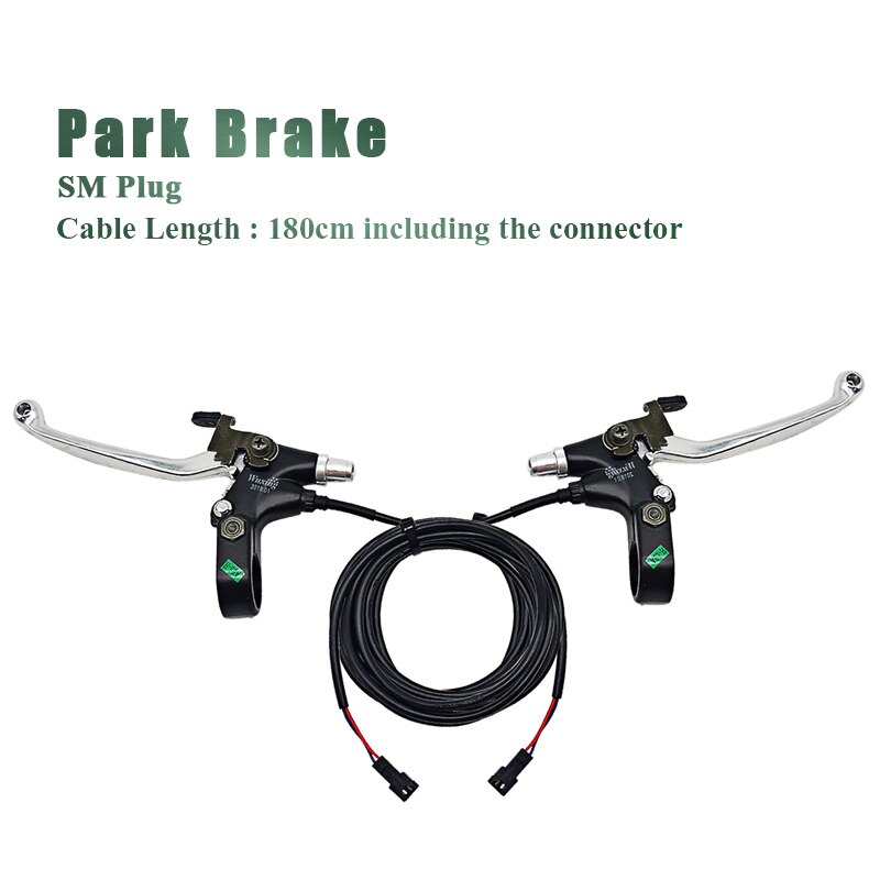 WUXING 115PDD 47PDD Ebike Brake Five Star Brake Lever Cut Off Power Electric Bicycle E-scooter Bicycle MTB Road Ebike Park Brake: Park Ebrake SM 2 pin