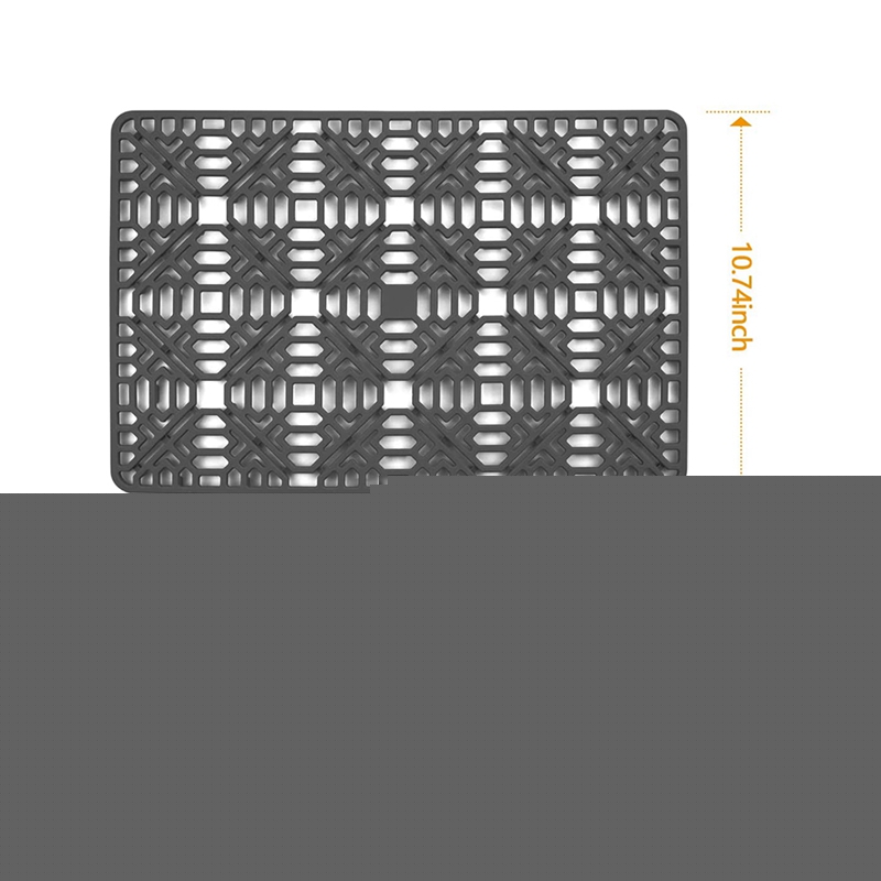 2Pcs Siliconen Aanrecht Mat, Grote Sink Protector Grid Accessoire, Geschikt Voor Keuken Rvs Spoelbak