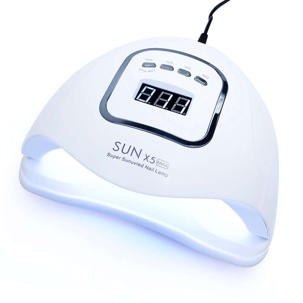 profession SUN x5MAX LED Lamp UV Lamp 80W Nail Dryer LCD Display Nail Dryer For manicure Gel Polish Auto Sensor Timer UV Cabin