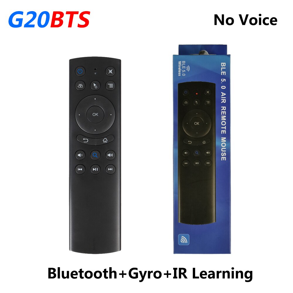 G20BTS Bluetooth Wireless Air Mouse Gyroscope Smart Remote Control for Xiaomi Smart TV Mibox Fire Stick Android TV Box vs G20S: G20BTS bluetooth