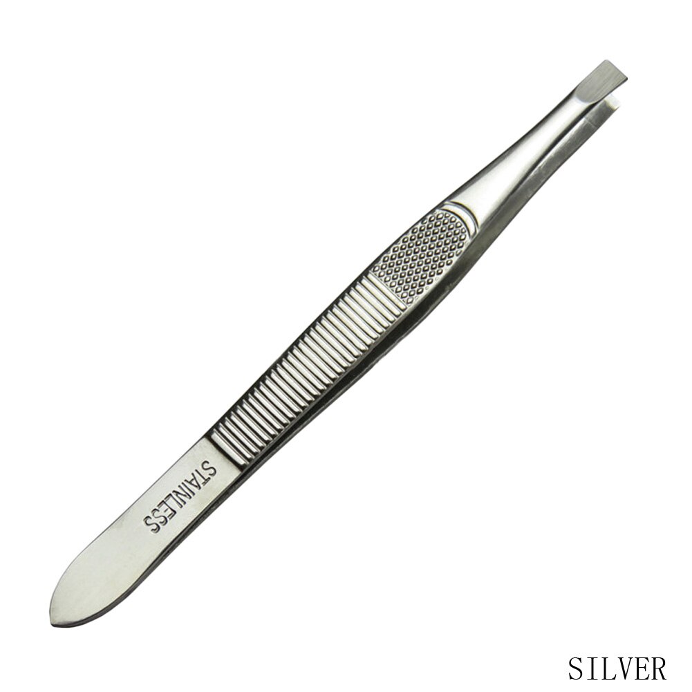 1 stk øjenbryn ansigt næse hår klip pincet remover rustfrit stål pincet formværktøj øjenbryn pincet til mænd kvinder