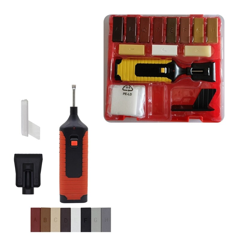 Ceramic Tile Repairing Tool Set Multifunction Household DIY Wooden Floor Crack Fill Tile Surface Repair Kit 37ME