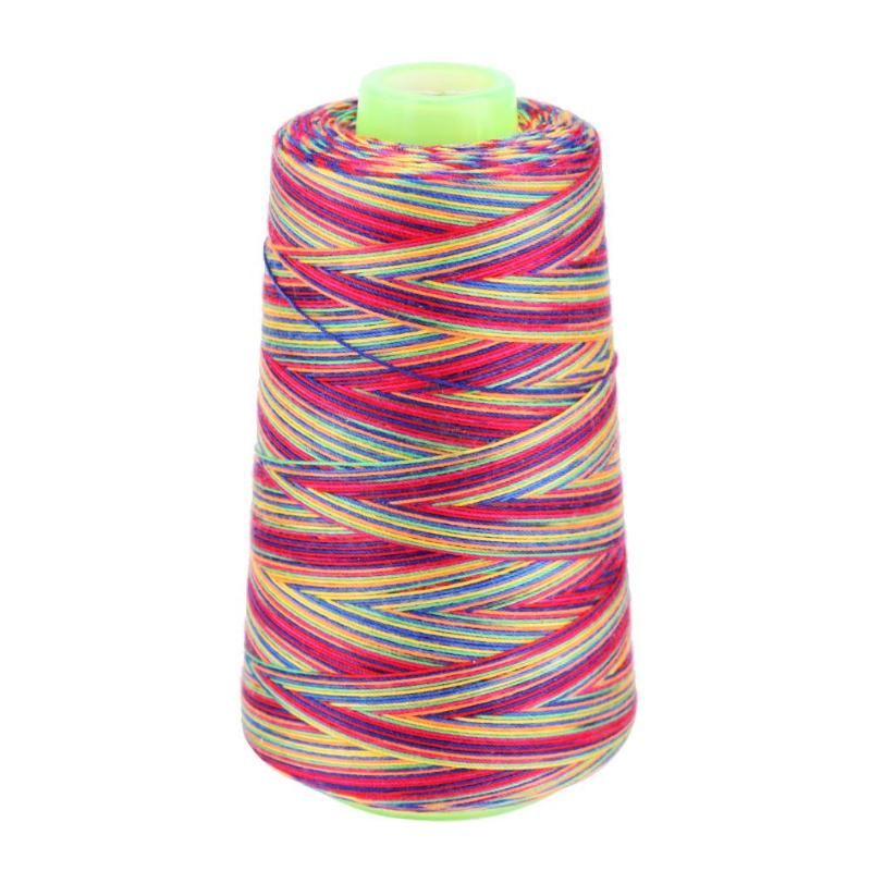 Colores del arco iris DIY punto de cruz hilos de costura textil hilo para artesanía hilo coser bordado accesorios de punto: 01