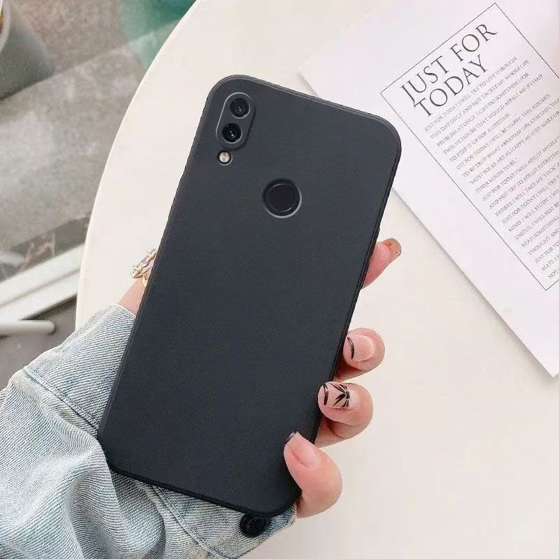 Funda de teléfono cuadrada de silicona líquida para Xiaomi Redmi Note 5 6 7 8 9 9s 10 10s Pro fundas traseras mate
