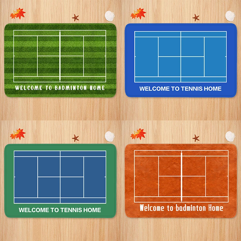 Antislip Tennisbaan Deur Mat Tapijt Badkamer Keuken Balkon Woonkamer Veranda Bed Woondecoratie