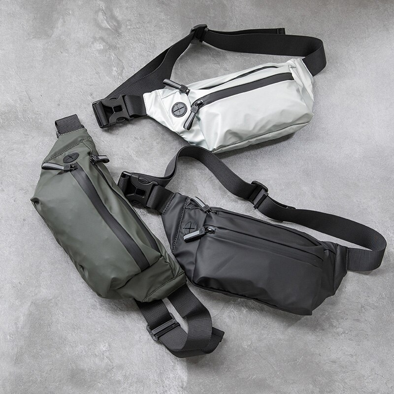 Waterproof Man Waist Bag Fanny Pack Chest Pack Outdoor Crossbody Bag Large Capacity Unisex Belt Bags Hip Waist Packs