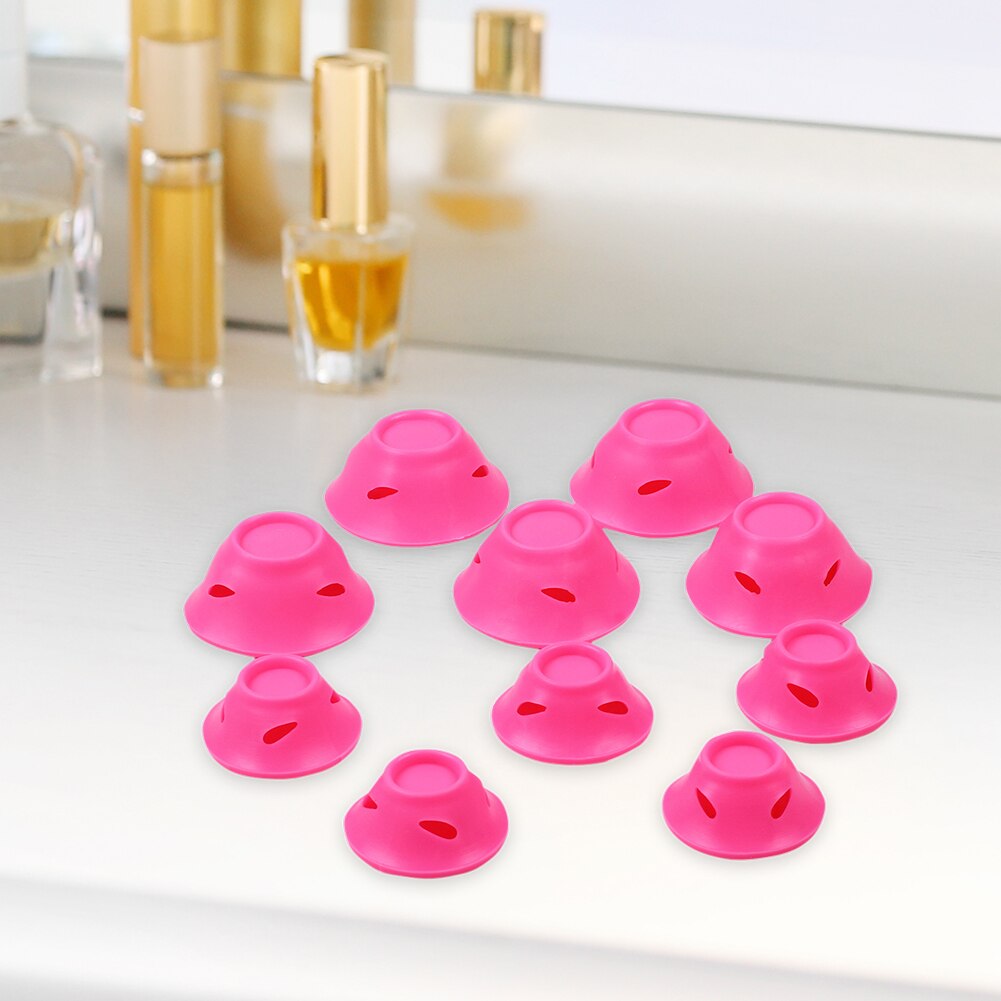 Silikonowe kobiety śpiące dzwon Curler narzędzia robić włosów 40 sztuk grzyb fryzura wałek trwała ondulacja łatwe w użyciu praktyczne narzędzia robić stylizacji włosów