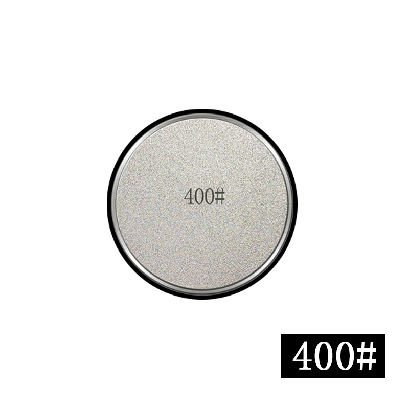 Rullande knivslipare magnetisk knivhållare diamantslipstenskit med 15 och 20 graders vinkelrulle kökstillbehör: Svart