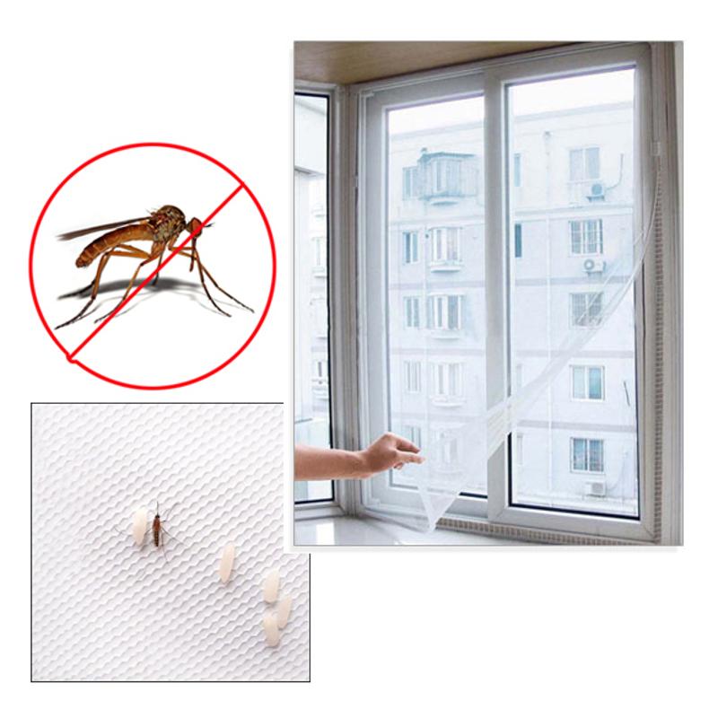 DIY Flyscreen Curtain Insect Fly Mosquito Bug Window Mosquito Net Mesh Screen Anti Mosquito Net 200x 150cm/150 x130cm