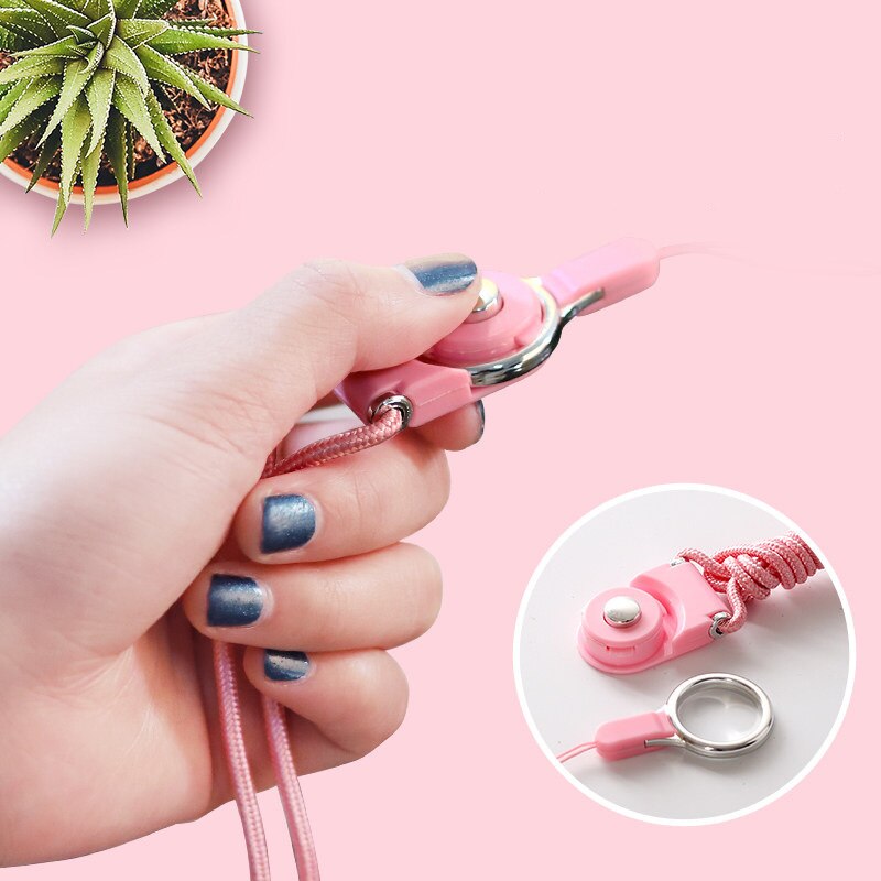 Mobile phone neck lanyard, used for removable key multifunction belt, used for ID card key ring holder 9 color mobile phone belt