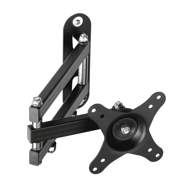 Full Rotating 10-27" LCD TV Wall Mount Retractable Monitor Holder Bracket VESA 75/100mm Max Loading 11kgs