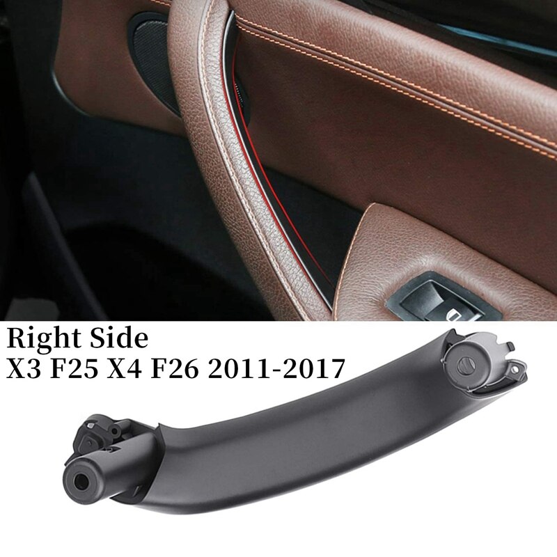 Rivestimento interno della maniglia di trazione della portiera interna dell'auto per-Bmw F25 F26 X3 X4 2011-2017, lato anteriore e posteriore destro