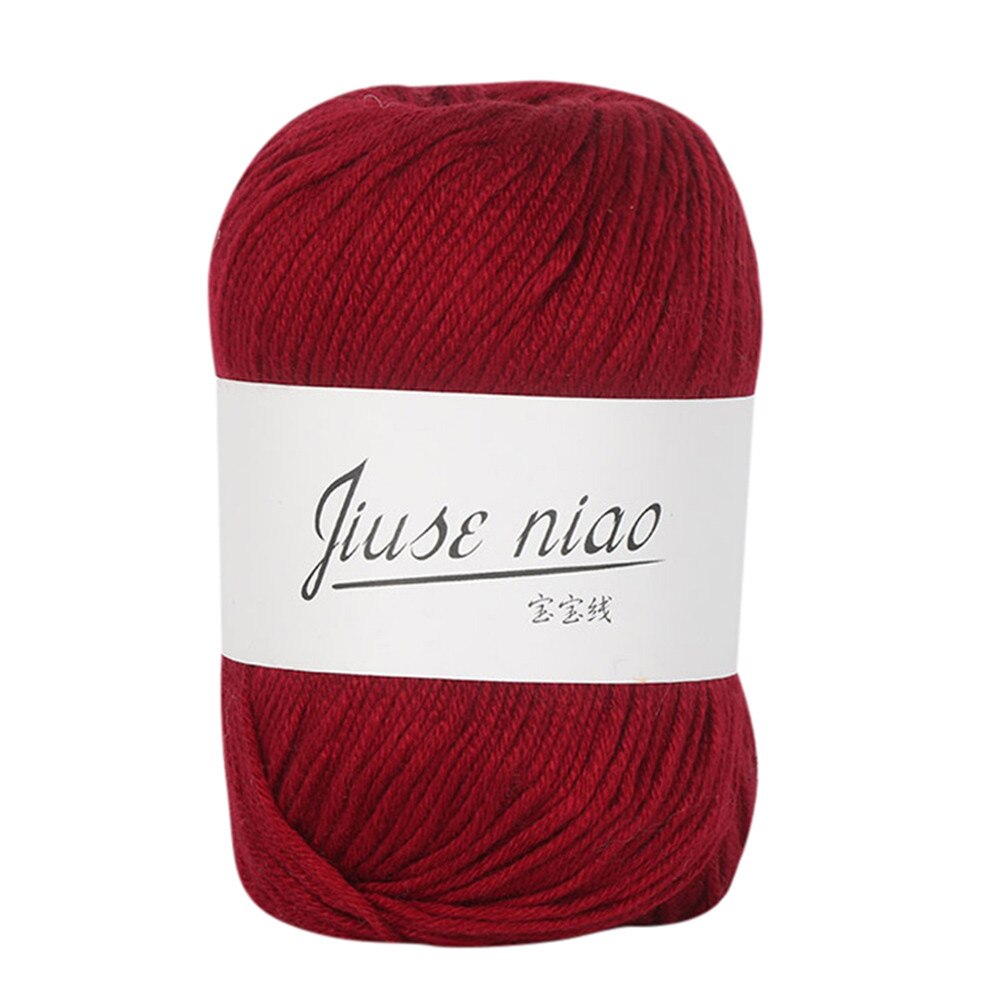 1Pc Hand-Gebreide Wollen Garen Winter Baby Huidvriendelijke Katoen Gehaakte Katoenen Draad Bal Huishouden Gebreide Kasjmier garen: G
