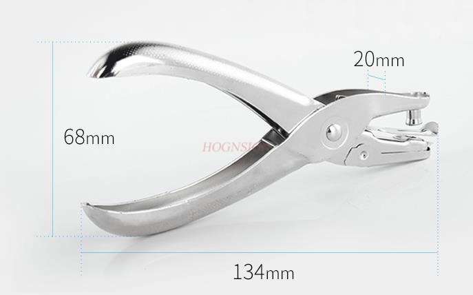 Hand-held punch single hole punch pliers round hole punch office paper punch binding stationery