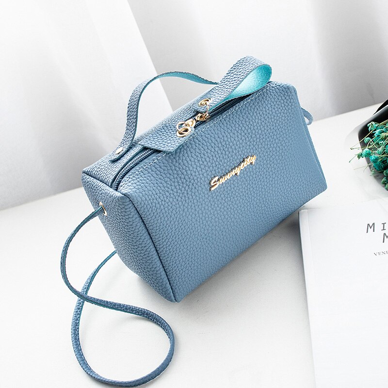 bags for women's handbag bucket bag small purse cell phone shoulder bag cute solid cross body zipper bags purse
