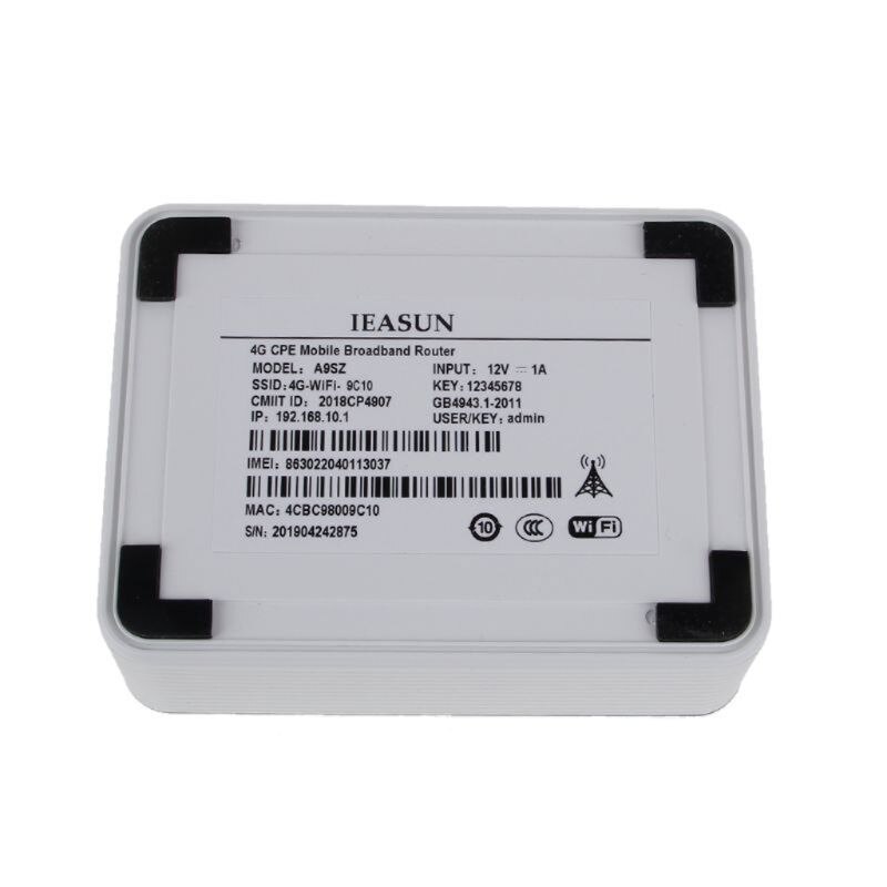 Wireless CPE 4G Unlock 300M Wifi Router Portable Gateway FDD TDD LTE WCDMA GSM Global External Antennas SIM Card Slot