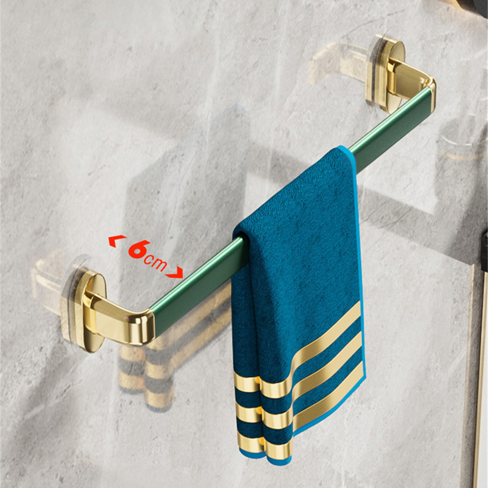 Soporte de lujo ligero para toallas de baño, organizador de ropa y toalla de baño, contenedor de almacenamiento para las necesidades diarias montado en la pared
