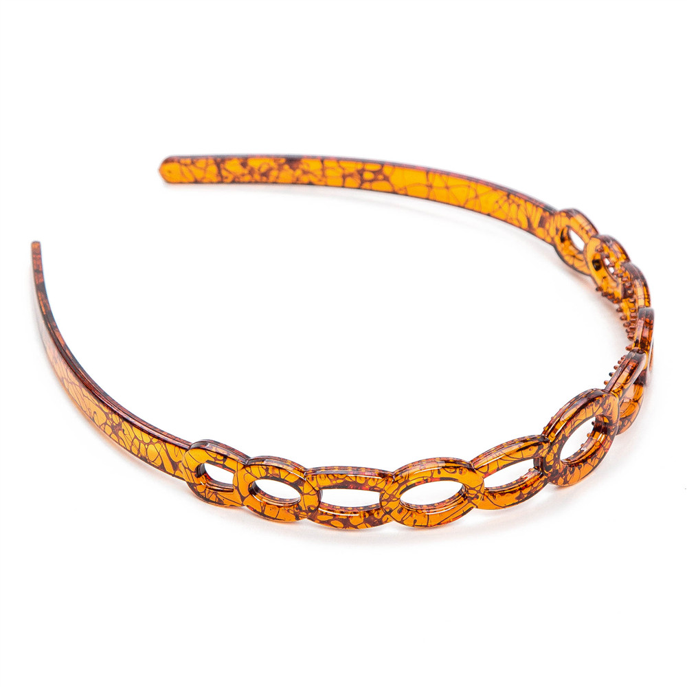 Elastic Waterproof Hairbands Toothed Hair Hoop for Adults Big Washing Face Wide Shatterproof Plastic Headband: Desert Camouflage