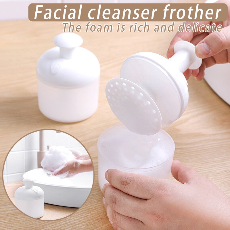 Portable Facial Cleanser Bubbler Foam Maker Foaming Cup Foaming Bottle for Home Trip Use MPwell: Default Title