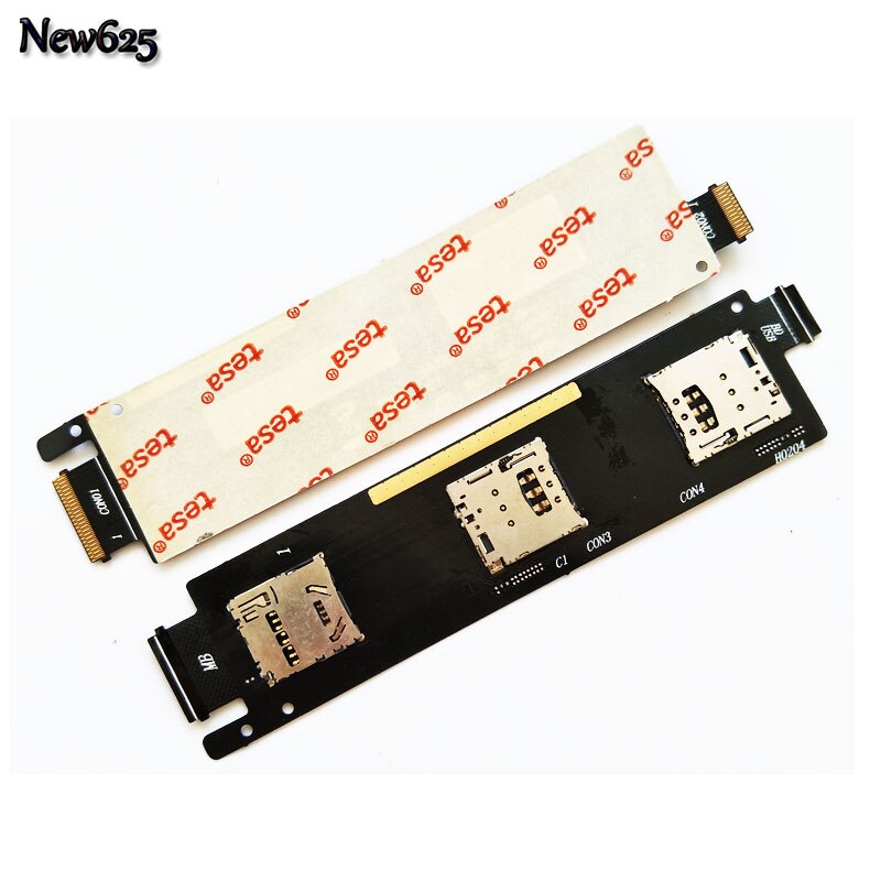 Single Dual Sim Flex Cable For ASUS Zenfone 6 A600CG A601CG Sim Card Adapter Reader Holder Slot Ribbon