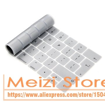 Silicone Laptop Keyboard Cover for Macbook Pro 13/15 Inch Touchbar EU Version A1706 A1707