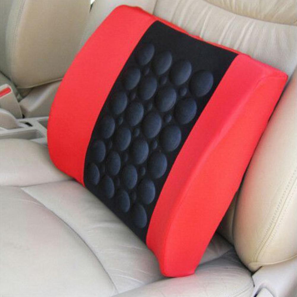 Cojín eléctrico para el coche, masajeador Lumbar, alivio de la presión, soporte para la cintura