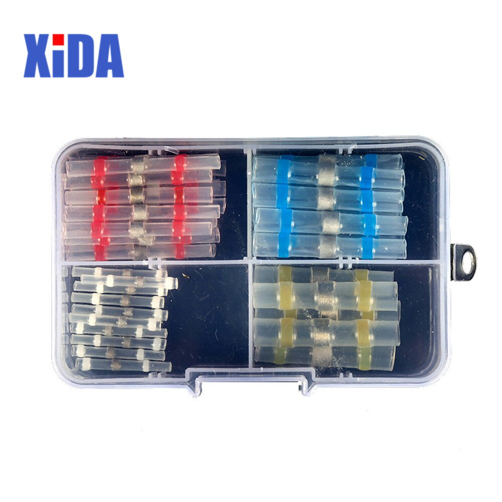 100/50Pcs waterproof seal heat shrink solder wire connector shrinkage Solder Sleeve Heat Shrink Tube kit Wire Splice Connector