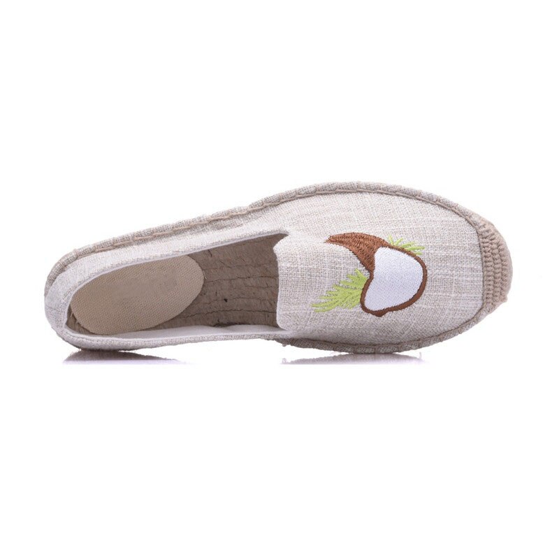 Timetang dame espadriller flade sko kvinder afslappet espadrille sommer loafers broderede komfortable sko piger hjem kvinder flad
