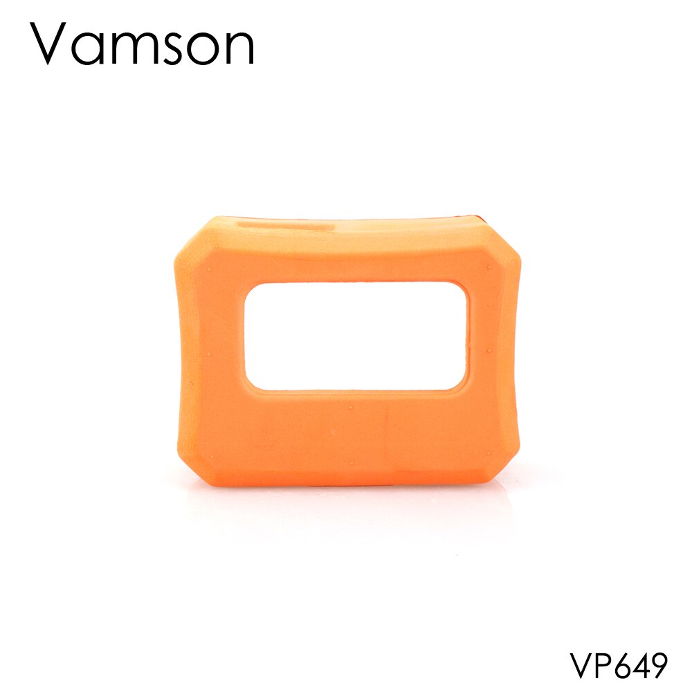 Vamson pour Go pro étui de protection Orange flotteur housse pour GoPro Hero 7 6 5 noir 7 argent blanc étanche étui accessoire appareil photo: VP649