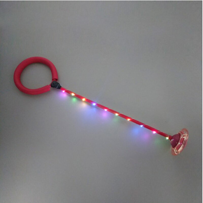 Flashing Bouncing Ball One Foot Skip Ball Jump Rope Sports Swing Ball Neuroskipping Rope For Children Fitness Entertainment Toys: FlashStickAndBall RD