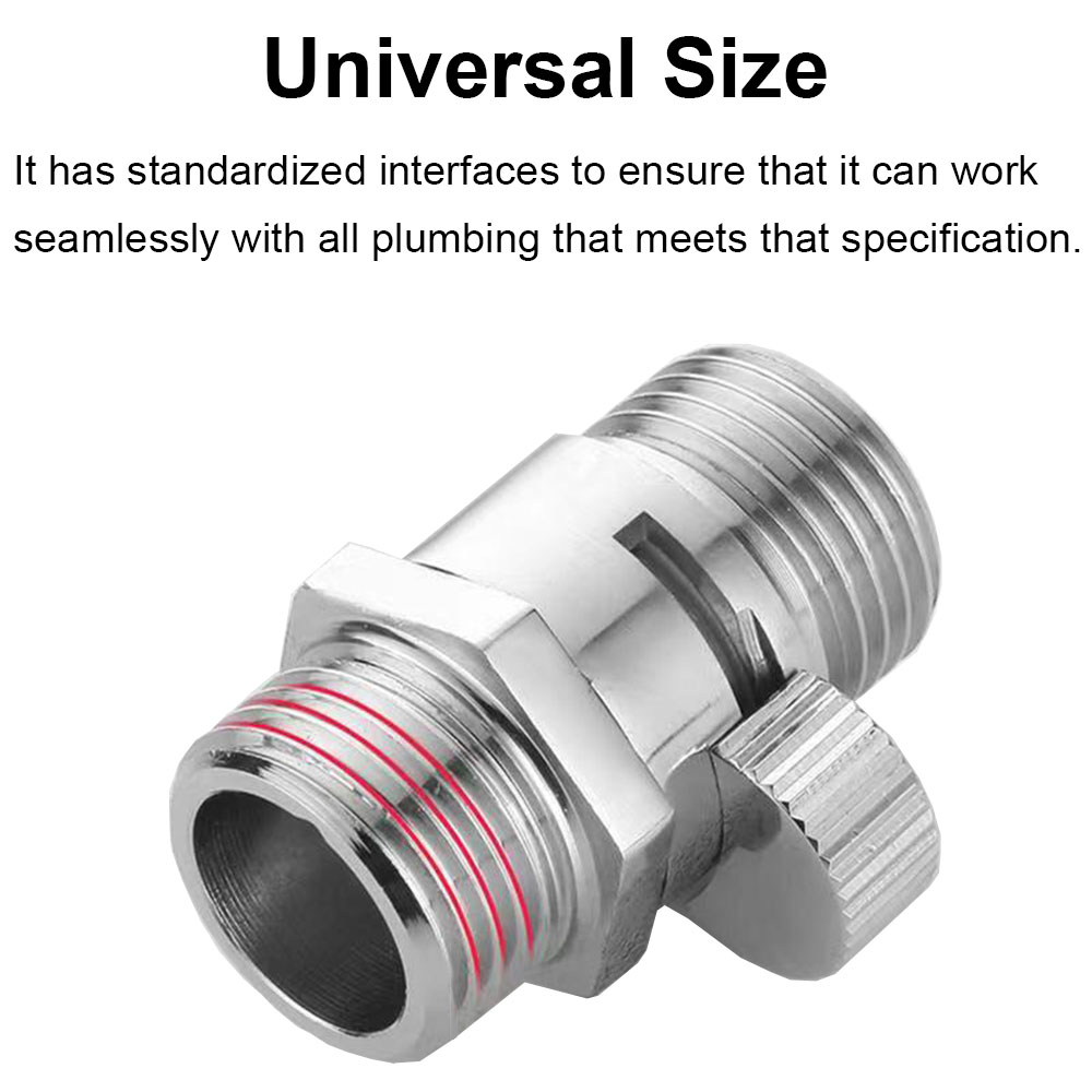 Brass Water Flow Quick Control Valve Shut Off Valve For Shower Head Adjustable Water Pressure Regulator Bath Water Tap Accessory