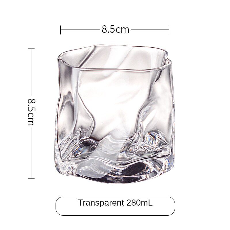 Cup ins wind home glass drinking glass breakfast milk juice glass whiskey glass beer glass: A