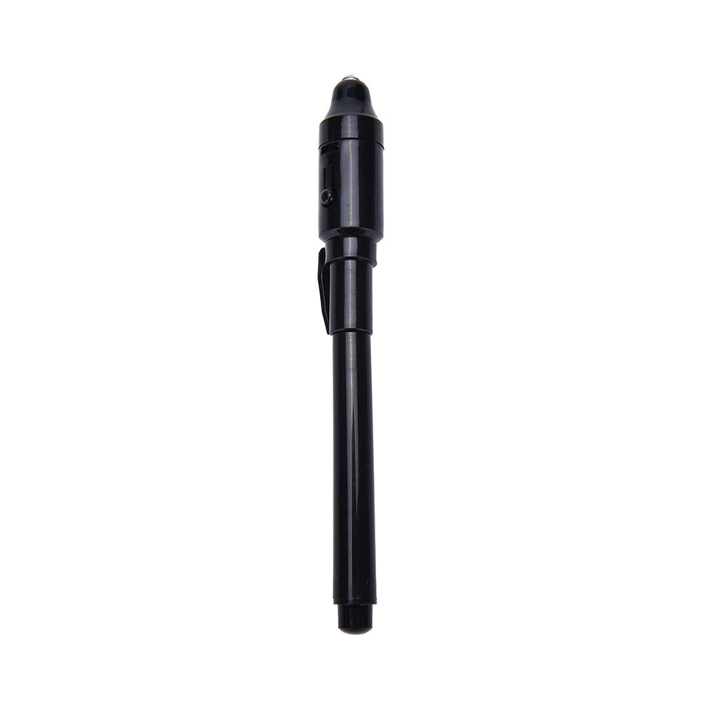 2 en 1 magique Invisible encre stylo UV noir lumière Combo Invisible encre stylo 1 PC sécurité: Black