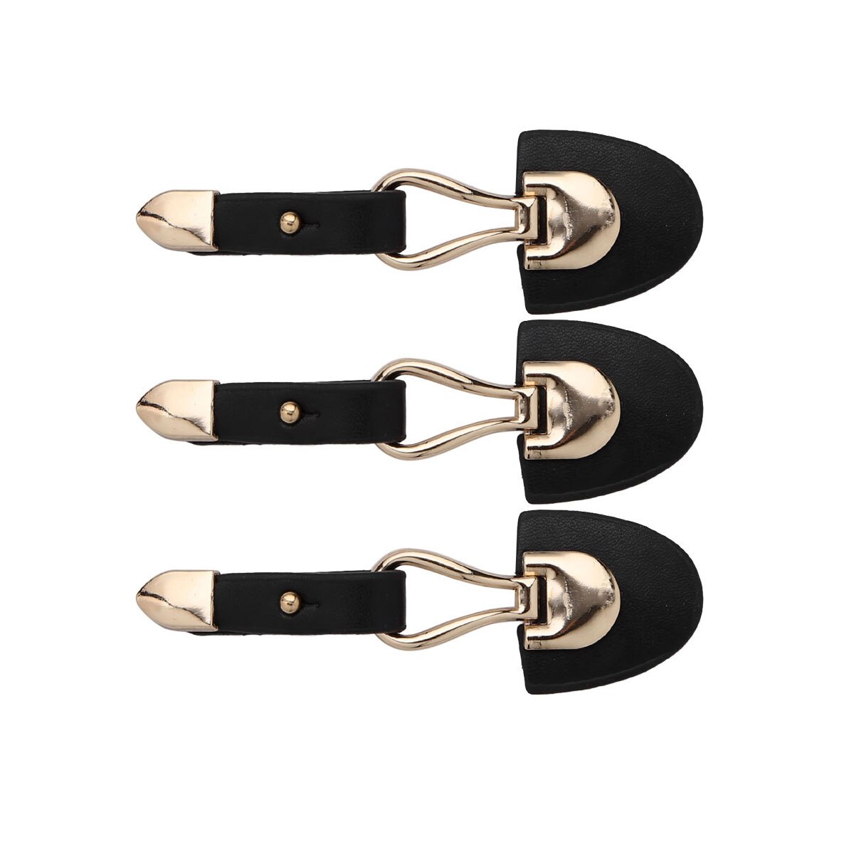 3 par poncho cape cardigan clips wrap sjal fastgørelse pu læder spænder skridsikre spændenåle til tøj indretning gør det selv tilbehør