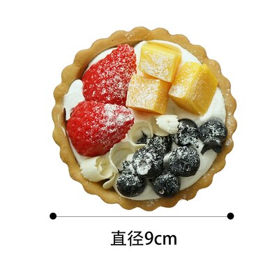 Simulierte obst schüssel Obst Kuchen modell Anzeige Simulation kuchen Nachtisch Erdbeere torte kuchen Backen Einkaufen fenster: Tief Rosa