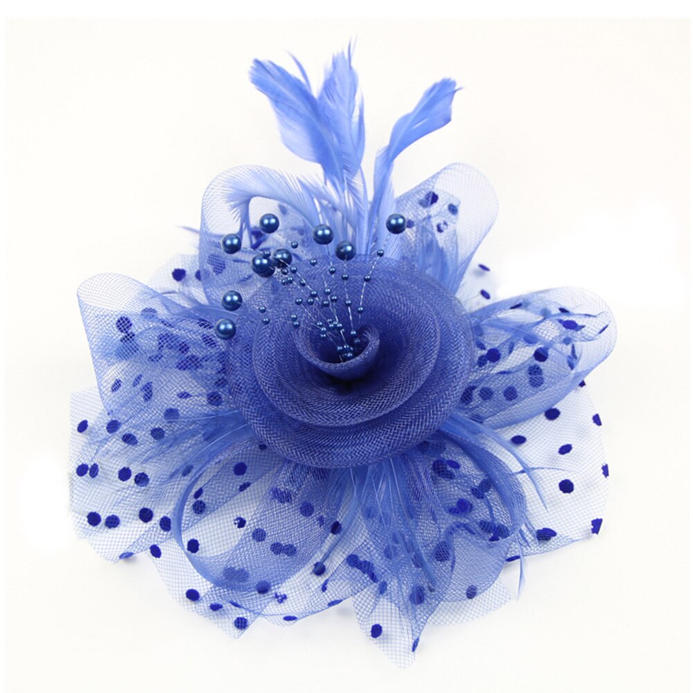 Veer Fascinators Hat, Vrouwen Meisjes Bloem Mesh Cocktail Thee Party Kentucky Derby Hoed Met Haar Clip