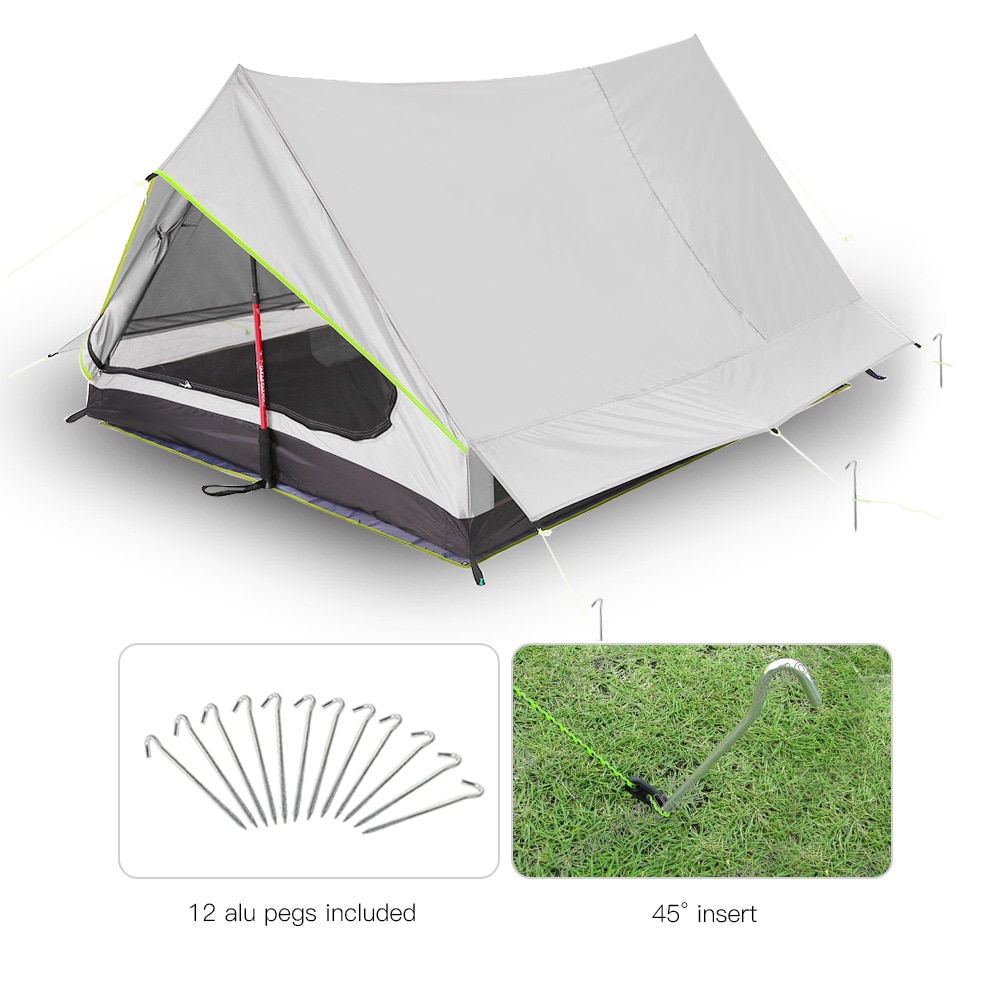 Lixada Ultralight 2 Persoon Dubbele Deur Mesh Tent Onderdak Perfect Voor Camping Backpacken En Thru-Wandelingen Tenten Outdoor Camping