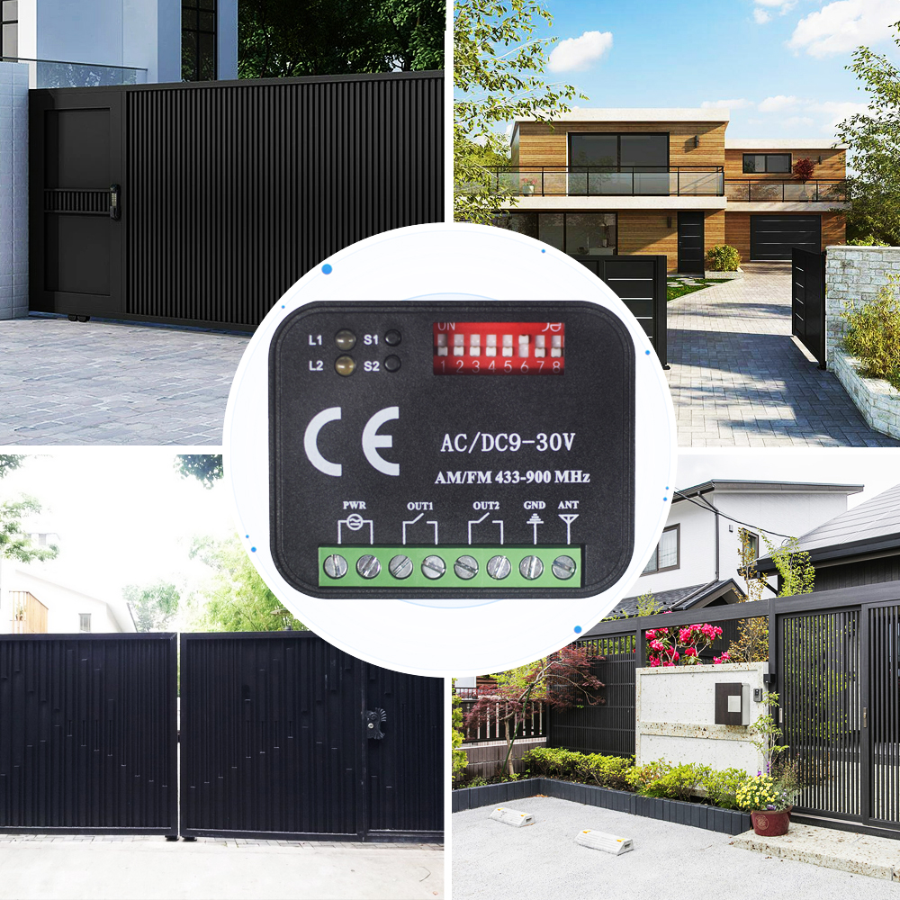 HORMANN Garagedeurontvanger 868 MHz Afstandsbediening 868,35 MHz Schakelaar voor poort