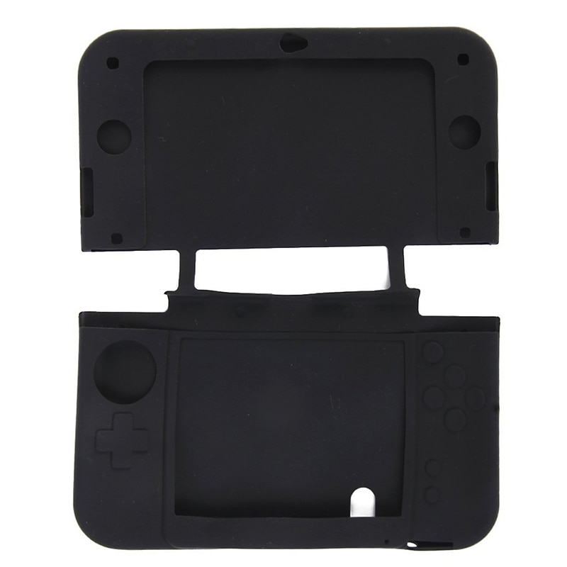 Schutzhülle Silikon - Schwarz - für Nintendo 3DS LL / XL: Default Title