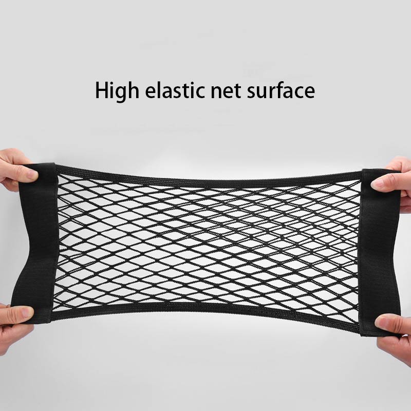 Mesh in trunk organizer car trunk net nylon suv auto cargo storage mesh organizer in bagagerum til biler bagagenet rejser lomme