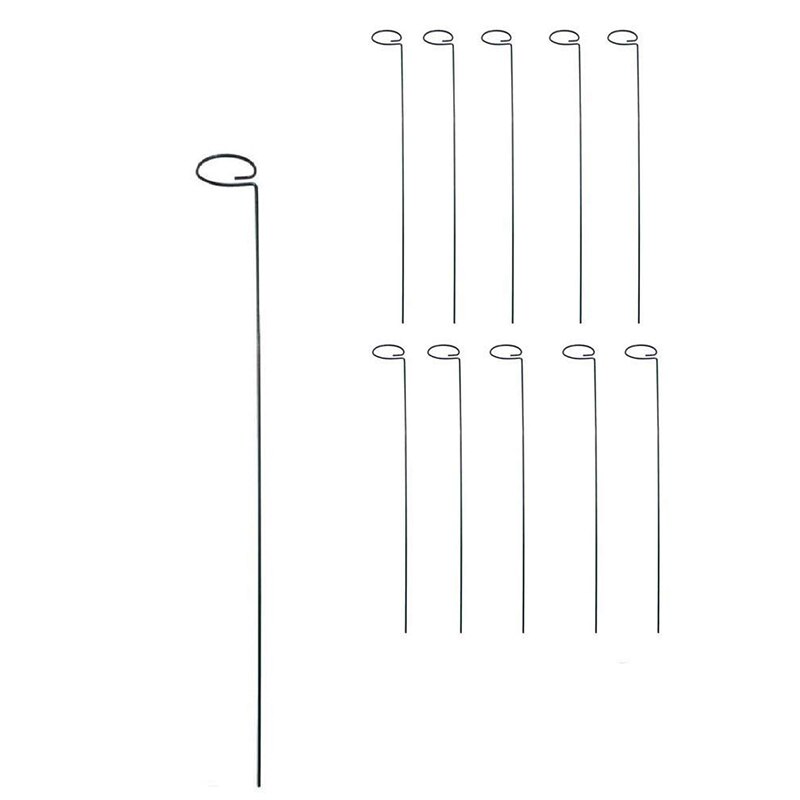Round Shape Plant Stem Support Ring Cage Garden Iron Plant Border Support Wire Hoop Potted Stent Metal Plant Stand Tool