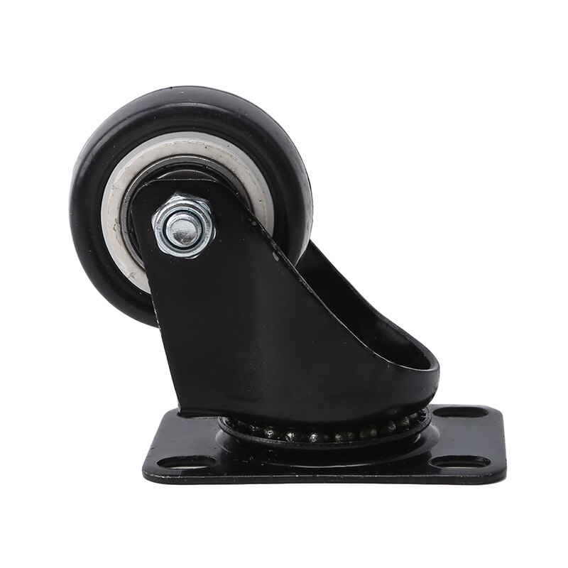 2/1.5 Inch Heavy Duty Universal Swivel Plate Casters Quite Mute No Noise No-slip Castors Markless Wheels: 2 inch / Steering