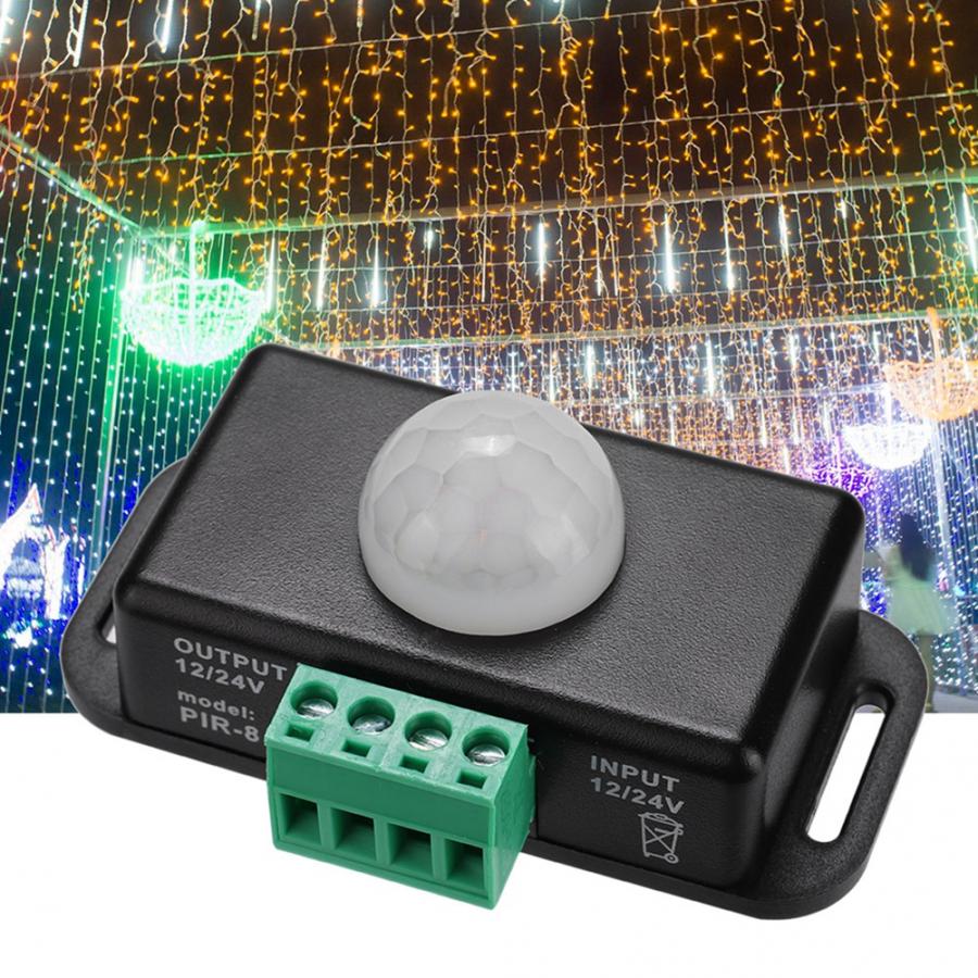 Infrared Alarm Detector DC 12V 24V Automatic Intelligent Infrared Human Body Sensor Switch for Home Motion Sensor Plastic Metal