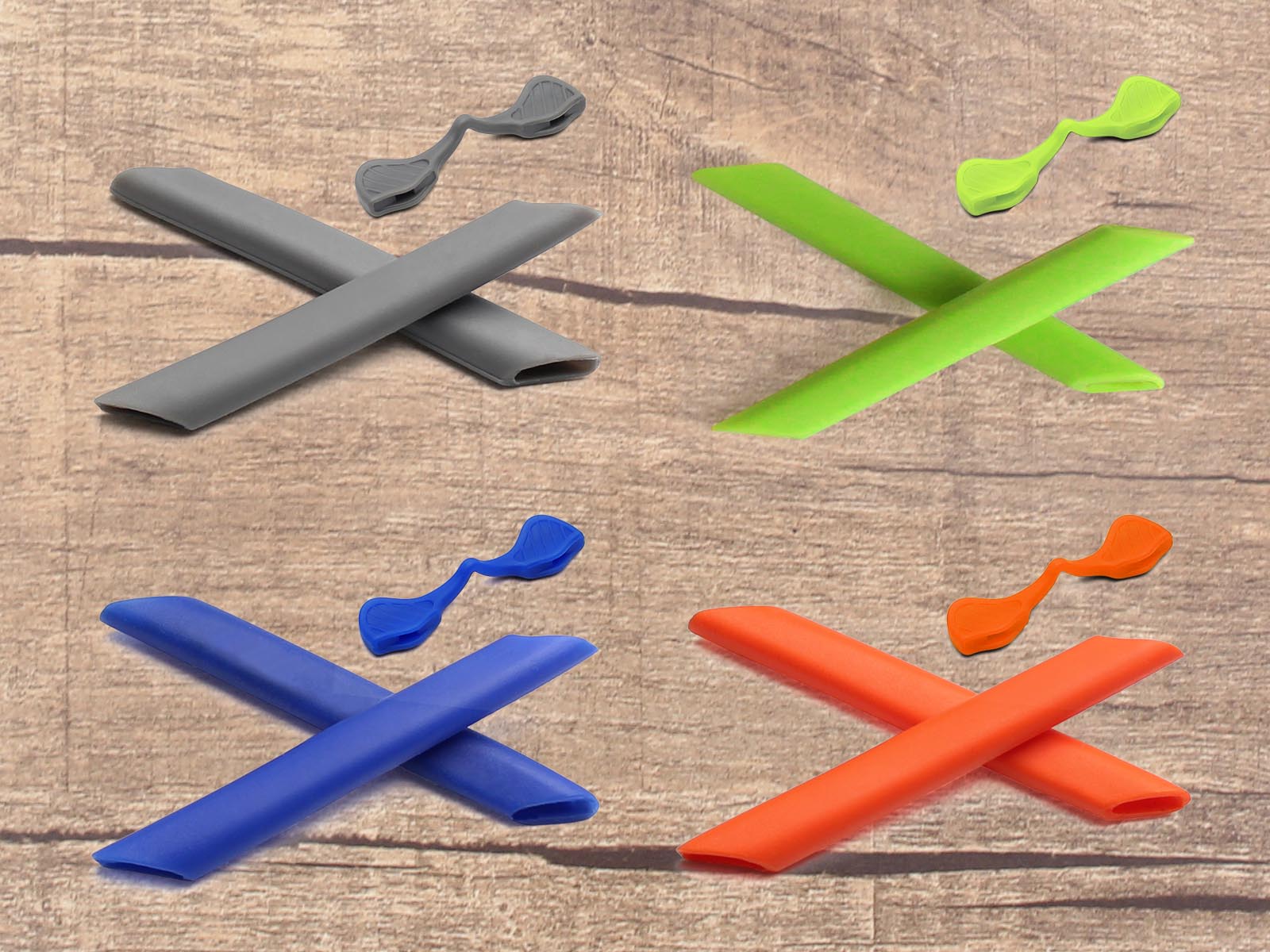 Vonxyz vervangende neuspads oorsokken voor Oakley RadarLock-serie framesoorten: Rood