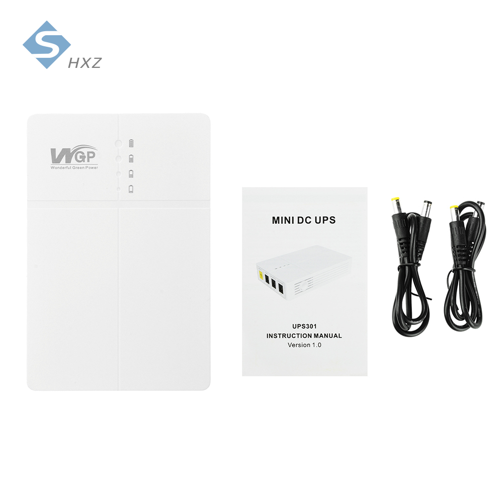 DC 2V 2A/9V 1A Uninterruptible Power Supply 27W Mini UPS 7800mAh Hoge Capaciteit Batterij Backup voor Toegangscontrole Router Camera: Default Title
