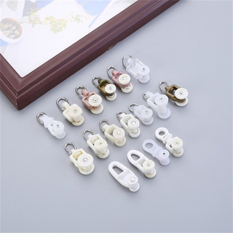 30pcs 13size Universal Straight Track Curtain Track Pulley Ball Window-Dressing Hardware Curtain Installation Accessories E12017