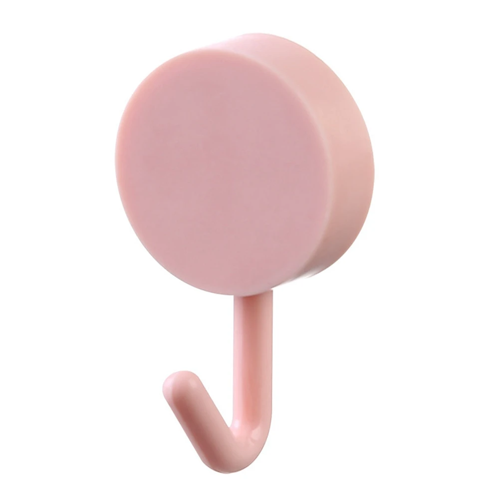 Gancho de pared autoadhesivo para el hogar, colgador fuerte sin perforación para puerta de baño, toalla de cocina, accesorios de almacenamiento, 10 piezas: XXL / plum