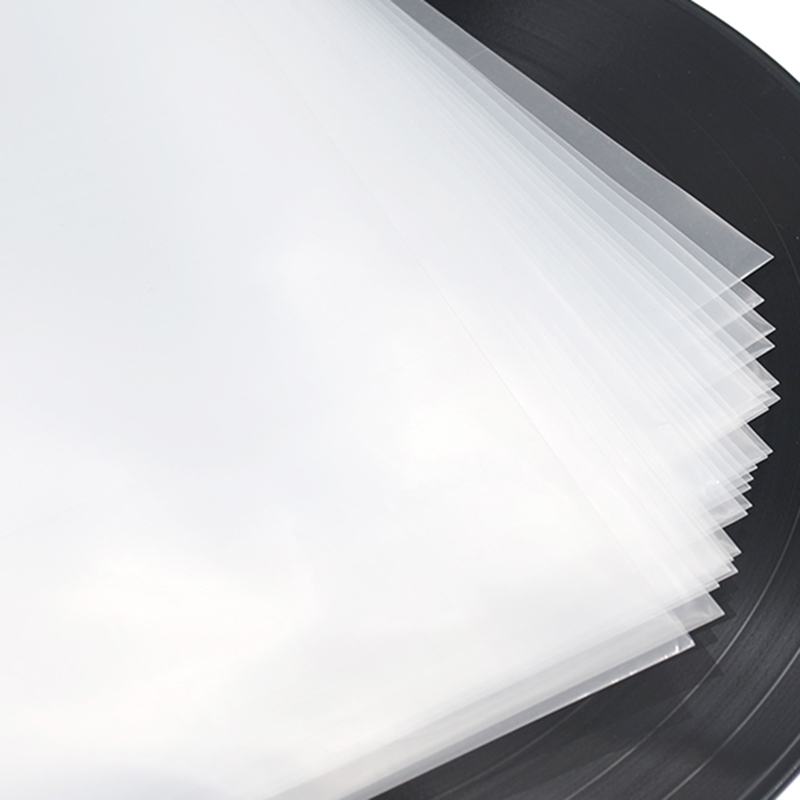 Record Outer Sleeves - 30 Pack - 6.7 Mil Thick Clear Plastic Vinyl Record Covers for 12" LPs