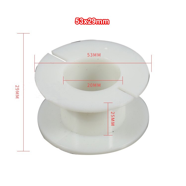 2pcs Round Inductor Winding Frame Amplifier Crossover Bobbin Wire Coil Thickened Inductance Skeleton #White: 53x29mm