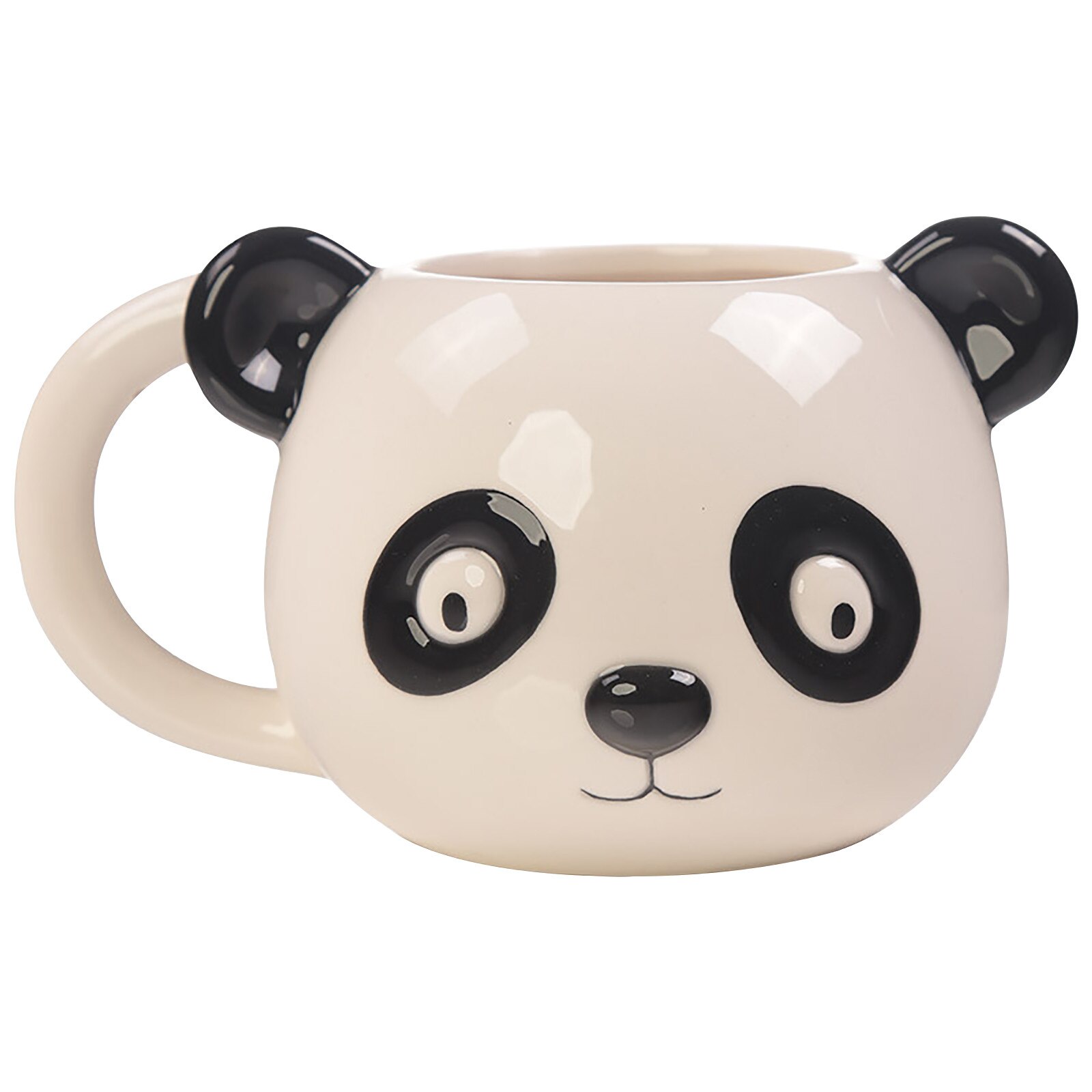 3D Panda Ceramic Drink Cup Animal Cup Ceramic Stereo Vision Cup Mug Funny Water Cup Cafe Tea Cup Mug: E